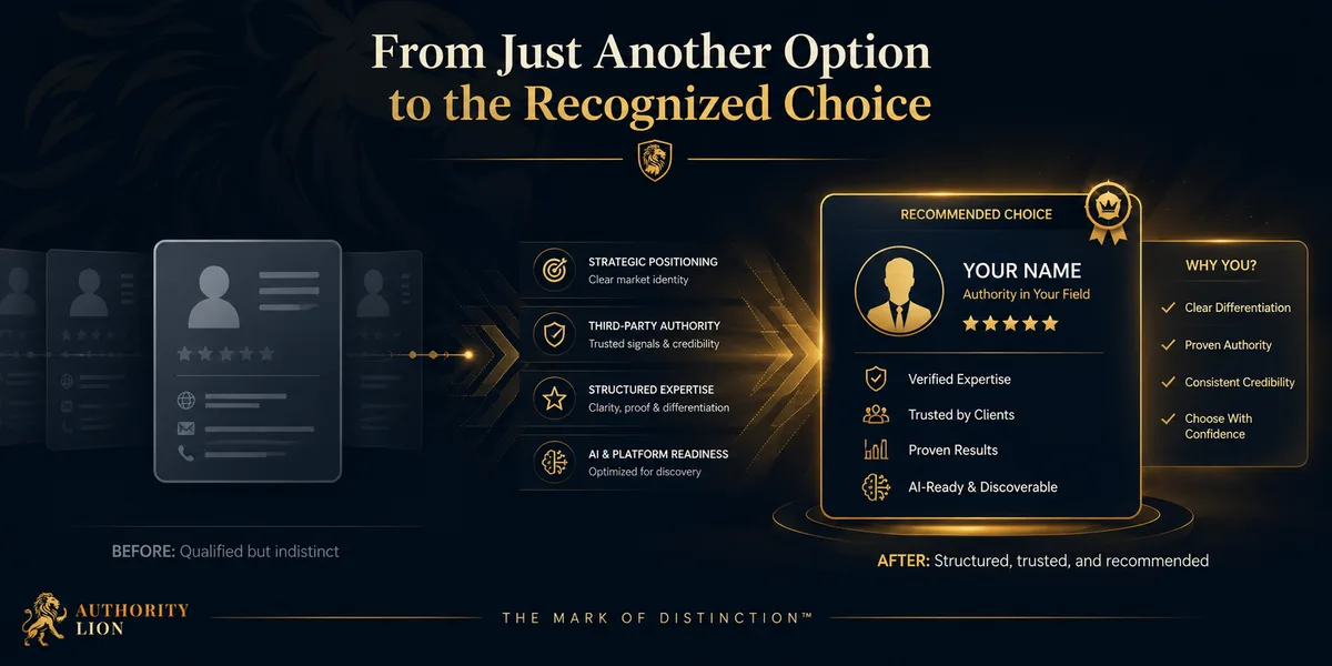 From Just Another Option to the Recognized Choice